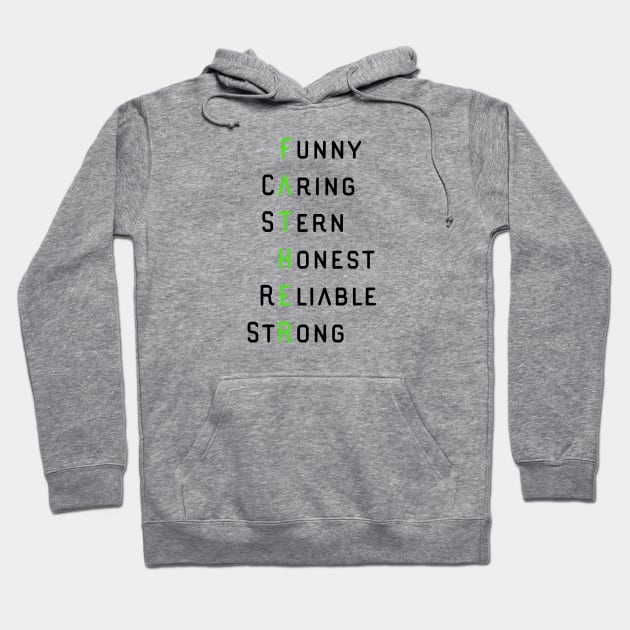 Happy fathers day Hoodie by UnderDesign